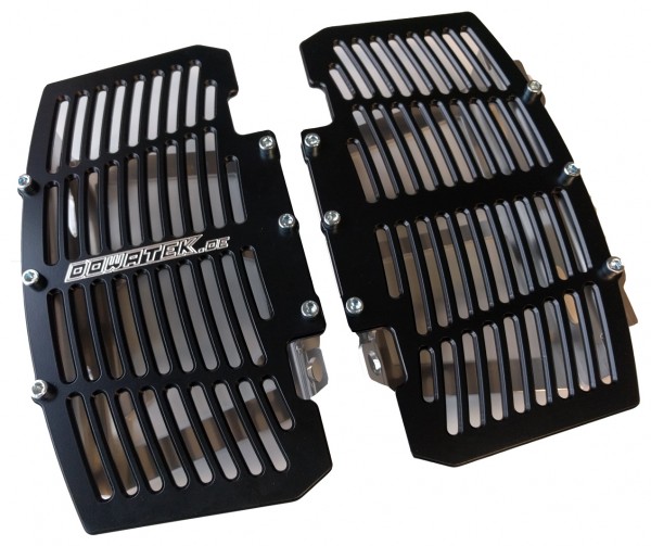 Premium Radiator Guard with Grid and Fan Bracket (2017-2024 KTM/Husqvarna/GasGas)