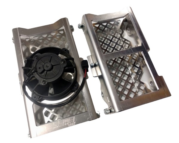 Protezione del radiatore con griglia e supporto per ventola (2010-2019 Beta RR)